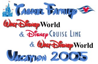 Tagrel Family Disney Vacation 2005
