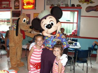 Mickey and the girls