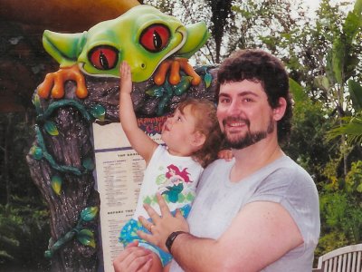 Brinn and Daddy in 1998