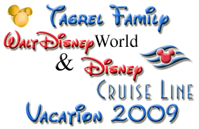 Tagrel Family Disney Vacation 2009