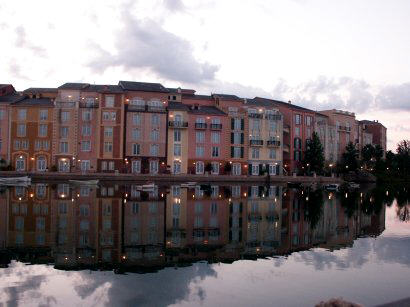 Sunrise at Portofino Bay