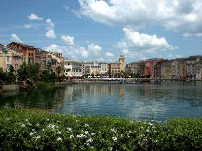 Portofino from path to Citywalk