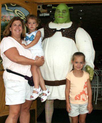 Shrek and the girls