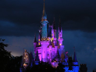 Castle at night
