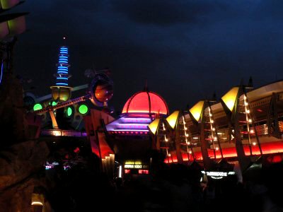 Tomorrowland at night