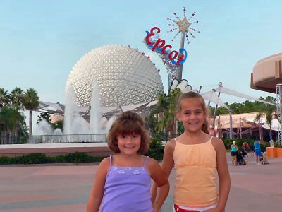 Girls at Epcot