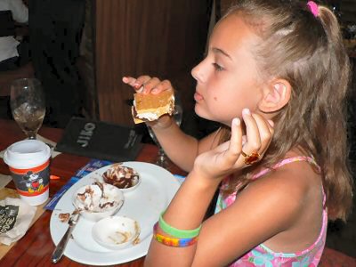 S'mores for dessert