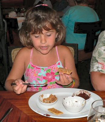 S'mores for dessert