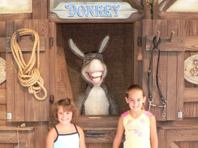 Donkey and the girls