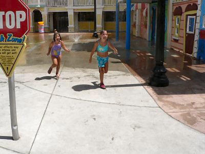 Ummm.... Mom, dad... we're a tad wet!