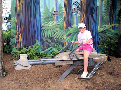 Maddy's yearly speeder shot