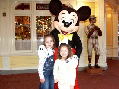 Girls with Mickey