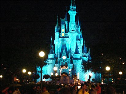 Castle at night