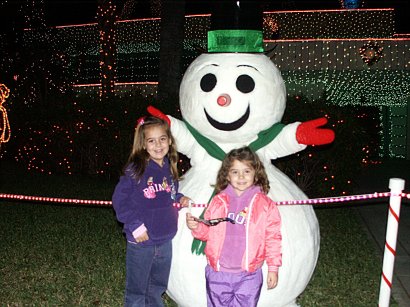 Snowman in the Osbourne Lights