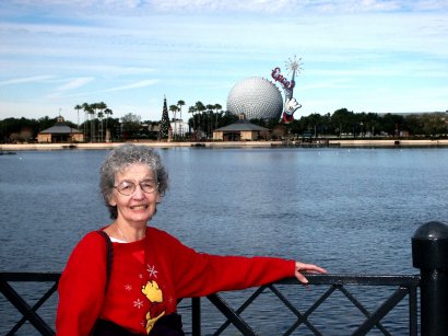 Grandma in EPCOT