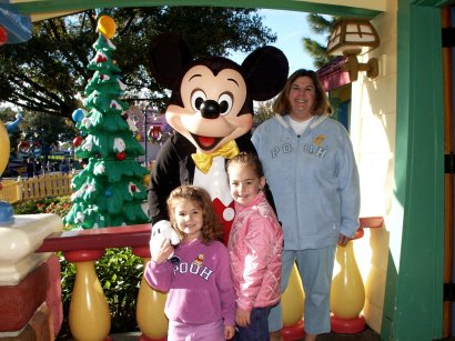 Girls with Mickey