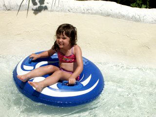 Maddy in tube