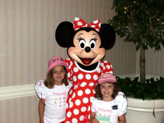 Minnie Mouse showed up