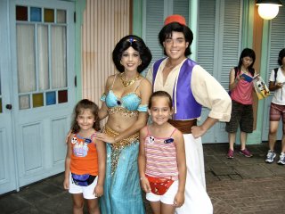 Found Aladdin and Jasmine