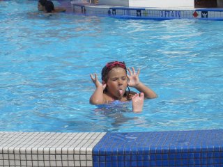 Swimming again