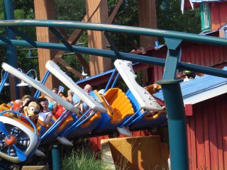 Max was on the coaster too
