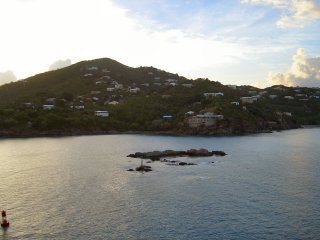 Sailing into port