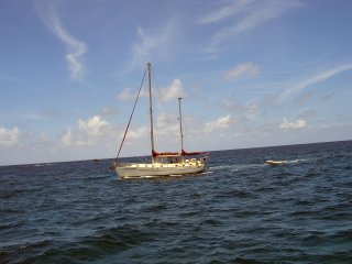 Sailing back from St. John