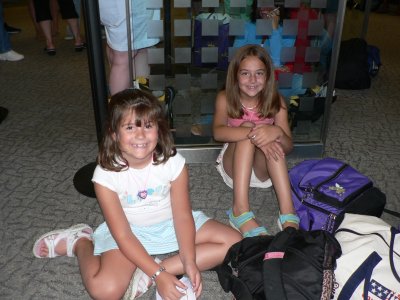 Waiting in line at the Southwest Gate
