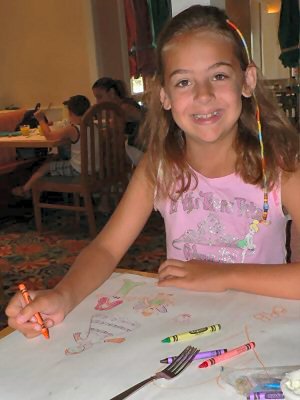 Brinn and her artwork