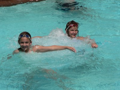 Water Children in their element