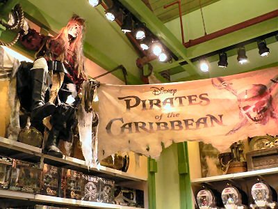 Pirates Display in Toy Store