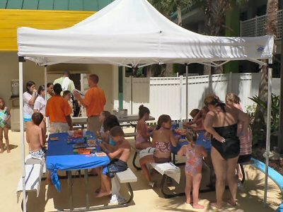 Kids craft area