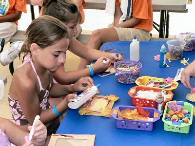 Kids craft area
