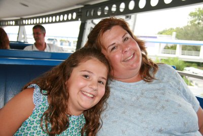 Mommy and Maddy on the Transit Authority
