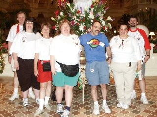 Group shot of Tagrel.com Resort Hoppers: WillCAD, BetsyAnn, Elaine, SusanL, Jimbolini, DisneyPam and Tagrel