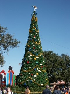 Epcot Christmas Tree