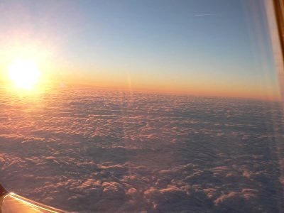 Its a beautiful Morning ABOVE the clouds!