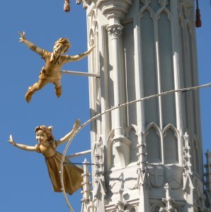 closeup of Castle Flyers