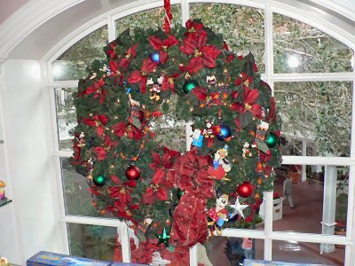 Wreath in the GF giftshop