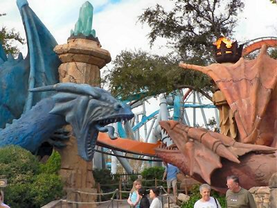 More coaster fun on Fire and Ice