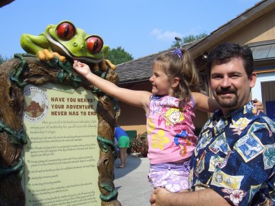 Maddy and Daddy in 2004